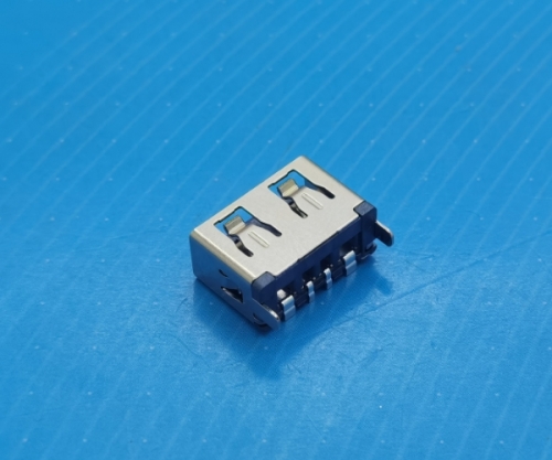 8002F-0000022-A（USB AF 180度立式SMT 直腳無(wú)邊 H=10.0 大電流）帶TID認(rèn)證，歐盟IEC62680認(rèn)證